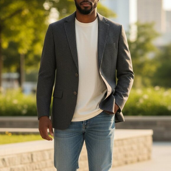 Nautica Other - Men's NAUTICA Active Stretch Blazer Suit in Gaff Grey size 36S NWT